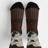 Loungen Westie op de bank Sokken (Top)