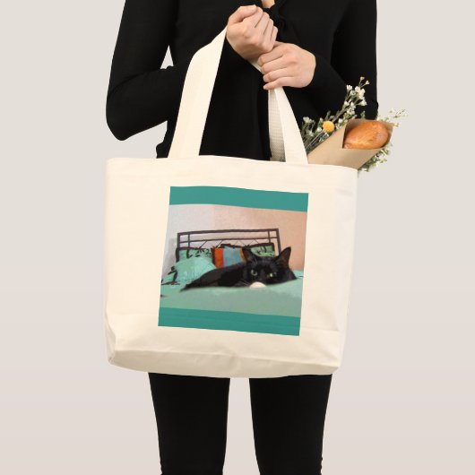 Loungende Lucy CB Grote Tote Bag (Voorkant (product))