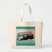 Loungende Lucy CB Grote Tote Bag (Voorkant)