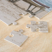 Lounges op het strand legpuzzel (Zijkant)