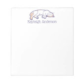 Lounging Cat Notitieblok (Voorkant)