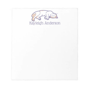 Lounging Cat Notitieblok