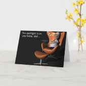 'Lounging Dad'-Kaart Kaart (Gele Bloem)