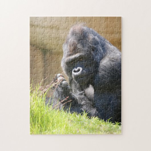 Lounging Gorilla Legpuzzel (Verticaal)