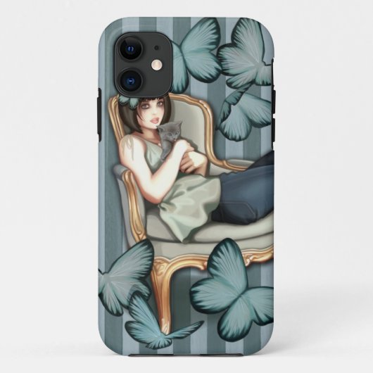 Lounging in mijn Louis stoel Case-Mate iPhone Case (Achterkant)