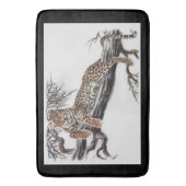 Lounging Leopard Badmat (Voorkant Verticaal)