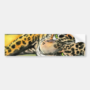 Lounging Leopard Bumpersticker