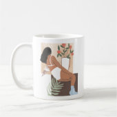 Lounging Woman Koffiemok (Links)