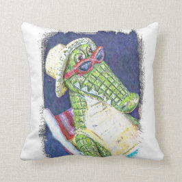 Loungning Lizard Kussen