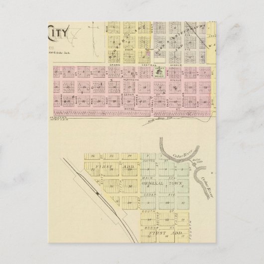 Loup City, Nebraska Briefkaart (Voorkant)