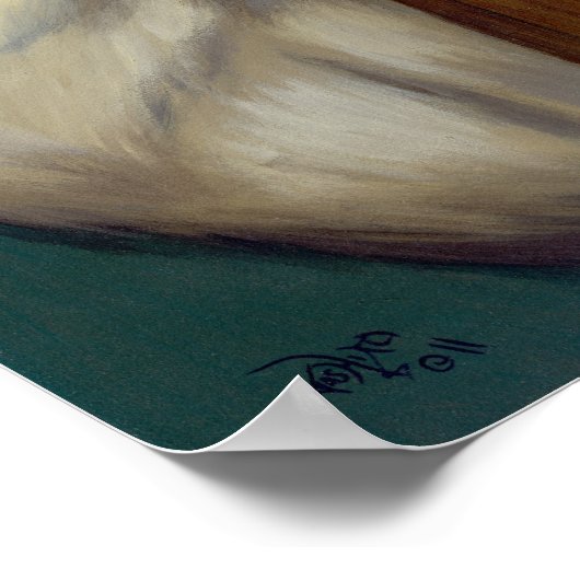 Loup-Garou Blanche Neige ART PRINT Snow White Wolf (Hoek)