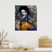 Loup-Garou Blanche Neige ART PRINT Snow White Wolf (Keuken)