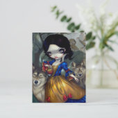 "Loup-Garou: Blanche Neige" Briefkaart (Staand voorkant)