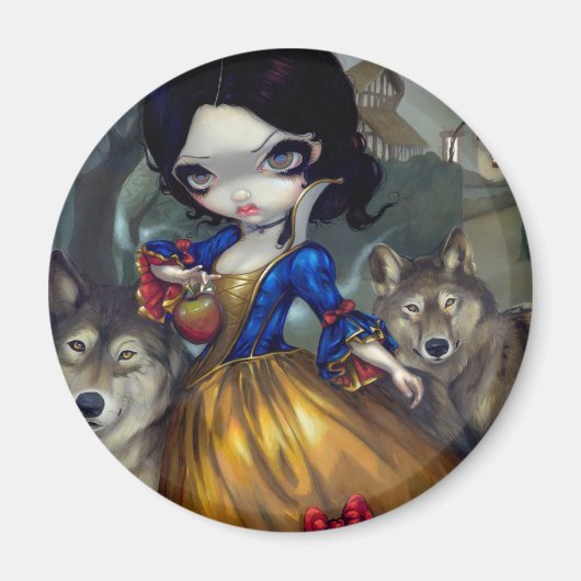 "Loup-Garou: Blanche Neige" magneet (Voorkant)