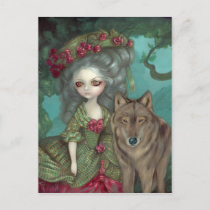 "Loup-Garou:  Briefkaart La Foret