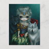 "Loup-Garou: Briefkaart La Grande Prêtresse" (Voorkant)