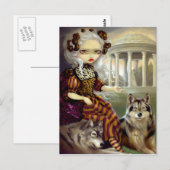 "Loup-Garou:  Briefkaart Le Temple" (Voorkant / Achterkant)