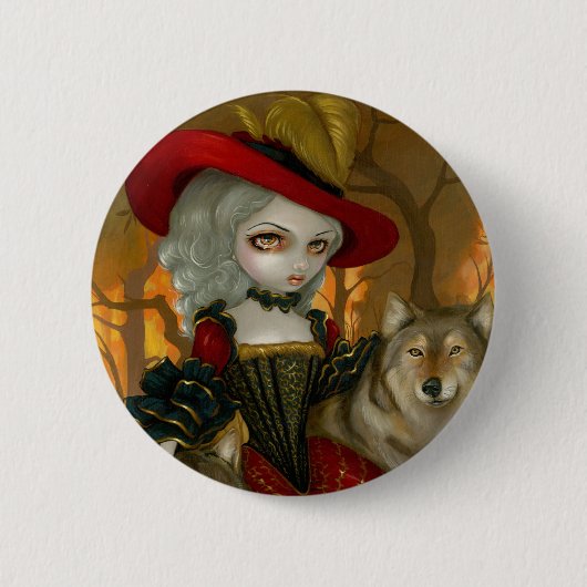 "Loup-Garou:  d'Automne" Button (Voorkant)