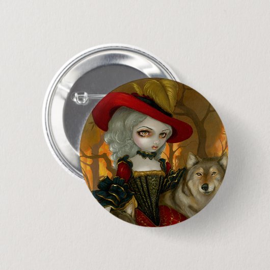 "Loup-Garou:  d'Automne" Button (Voorkant /achterkant)