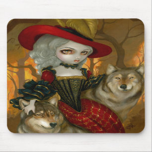 Loup-Garou: d'Automne gothic Wolf Rococo Mousepad Muismat