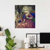 Loup-Garou: De gothische rococowolf van L'Aube ART Poster (Thuiskantoor)