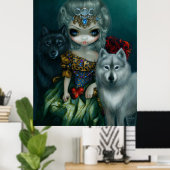 Loup-Garou La Grande Prêtresse ART PRINT Wolf (Thuiskantoor)