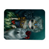 "Loup-Garou: La Grande Prêtresse" Flex magneet (Horizontaal)