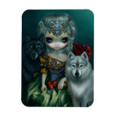 "Loup-Garou: La Grande Prêtresse" Flex magneet (Verticaal)