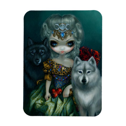 "Loup-Garou: La Grande Prêtresse" Flex magneet (Verticaal)