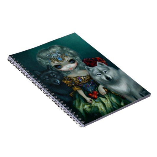 "Loup-Garou:  La Grande Prêtresse"-laptop Notitieboek (Rechterzijde)