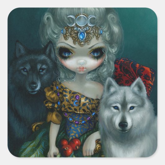 "Loup-Garou: La Grande Prêtresse" Sticker (Voorkant)