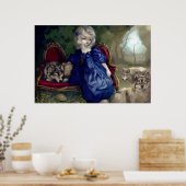 Loup-Garou La Tristesse Art print gothische wolf (Keuken)