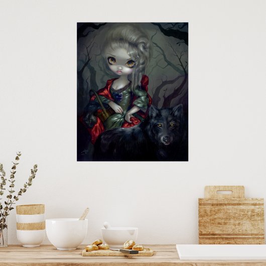 Loup-Garou: Le Petit Chaperon Rouge ART PRINT wolf (Keuken)