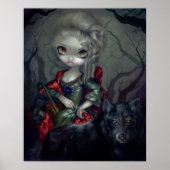 Loup-Garou: Le Petit Chaperon Rouge ART PRINT wolf (Voorkant)