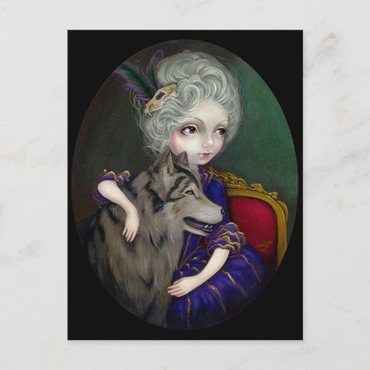 "Loup-Garou: Le Portrait" Briefkaart (Voorkant)