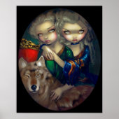Loup-Garou: Les Jumeaux ART PRINT wolf vampire (Voorkant)
