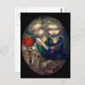 "Loup-Garou: Les Jumeaux" Briefkaart (Voorkant / Achterkant)