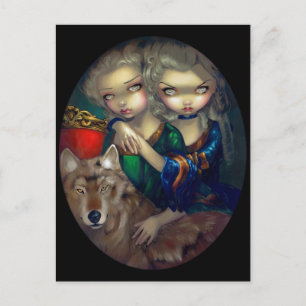 "Loup-Garou:  Les Jumeaux" Briefkaart