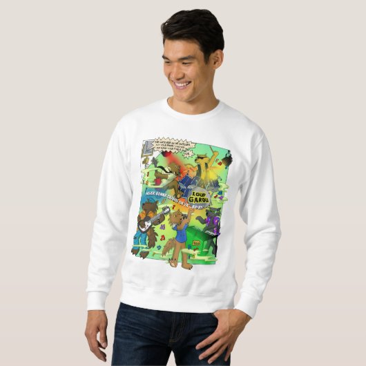 LOUP GAROU Men's Sweatshirt (Voorkant volledig)