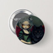 "Loup-Garou: Noir" Button (Voorkant /achterkant)