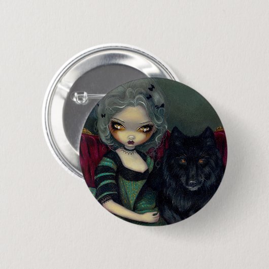 "Loup-Garou: Noir" Button (Voorkant /achterkant)