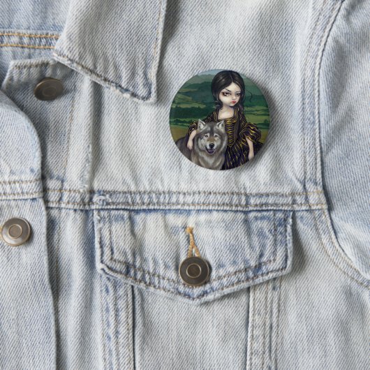 "Loup-Garou: Pastorale" Button (In situ)