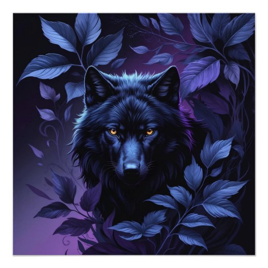Loup noir perfect poster (Voorkant)