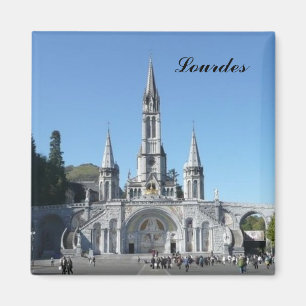 Lourdes - basilica - basilica - Frankrijk Magneet