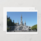 Lourdes - basilica - basilique - Frankrijk Briefkaart (Voorkant / Achterkant)