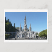 Lourdes - basilica - basilique - Frankrijk Briefkaart (Voorkant)