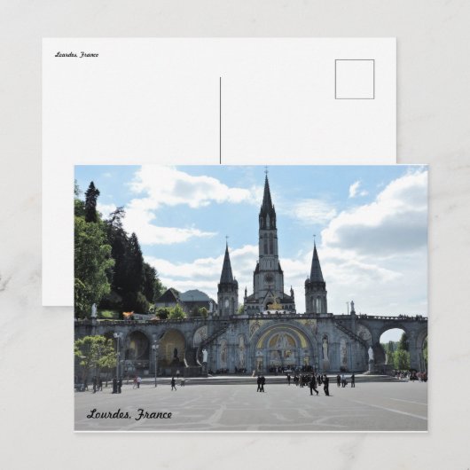 Lourdes Briefkaart (Voorkant / Achterkant)