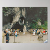  Lourdes, de Grotto Poster (Voorkant)
