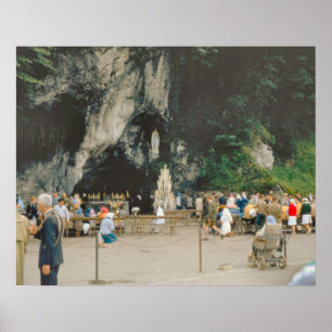  Lourdes, de Grotto Poster
