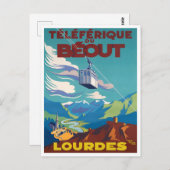 Lourdes France vintage Briefkaart (Voorkant / Achterkant)